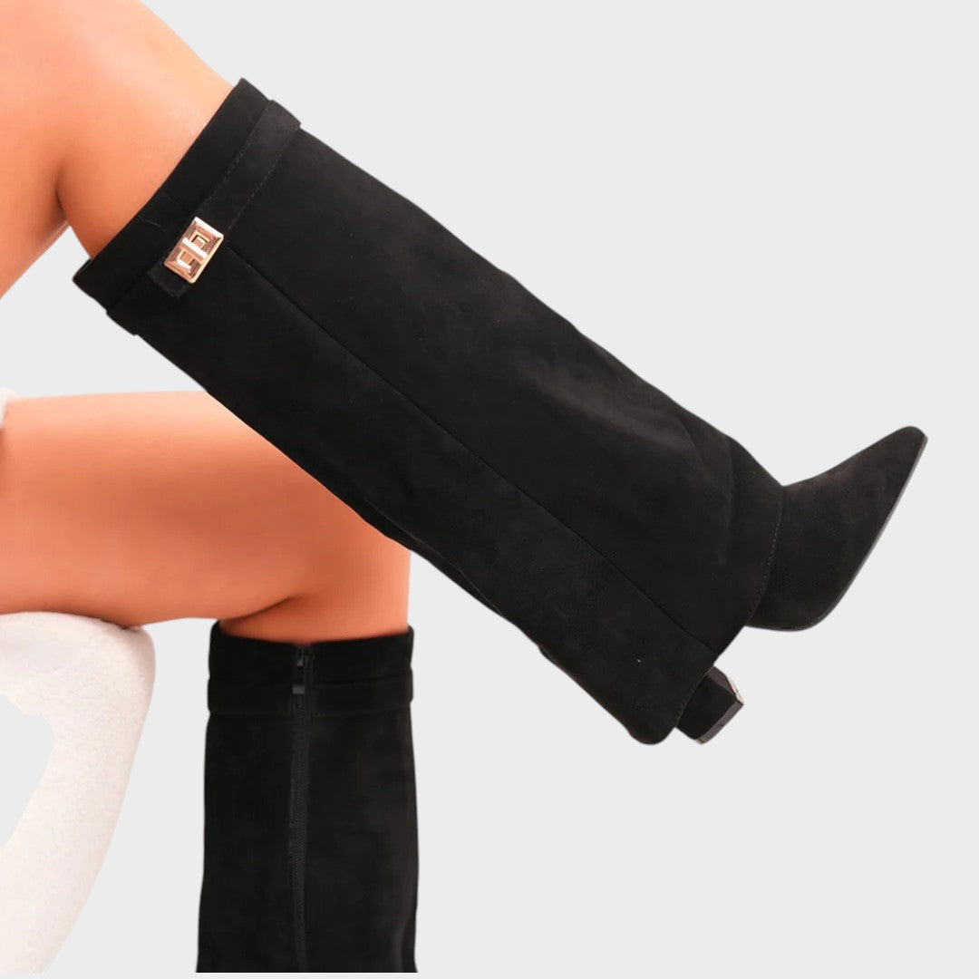 Lunara | High-Cut Suede Boots