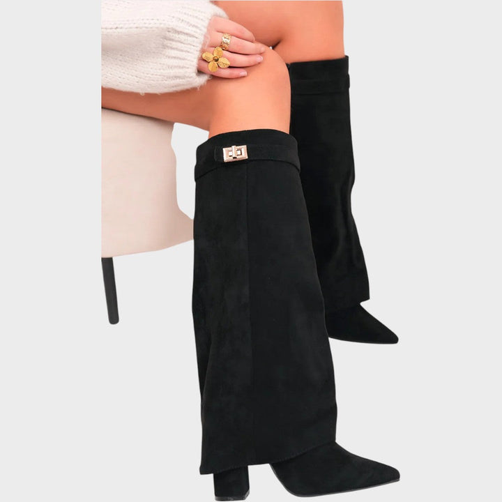 Lunara | High-Cut Suede Boots