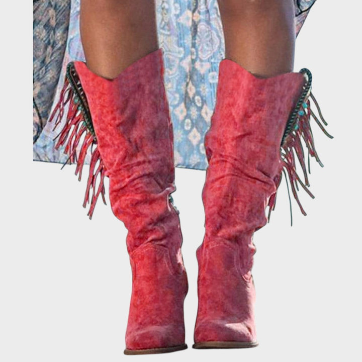 Frederica | Suede Western Boots