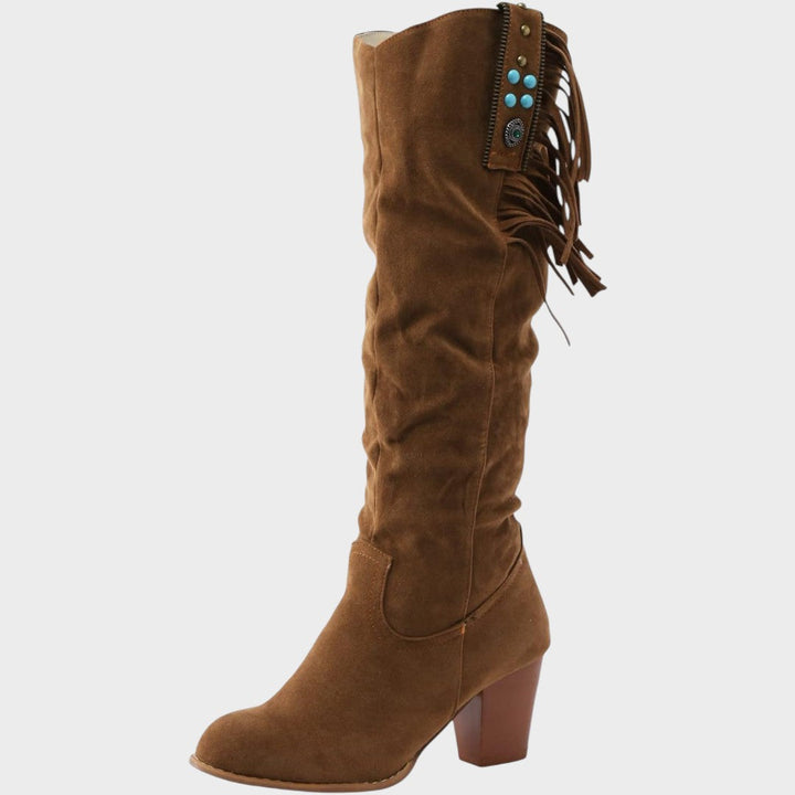 Frederica | Suede Western Boots