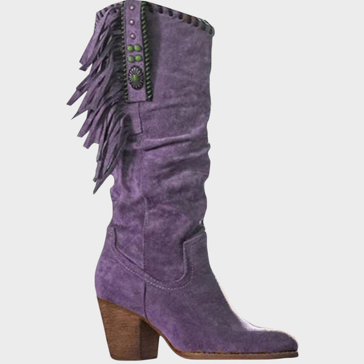 Frederica | Suede Western Boots