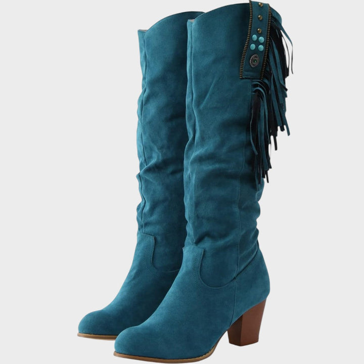 Frederica | Suede Western Boots