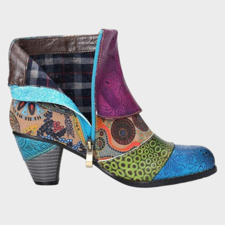 Mina | Short Boots with Print