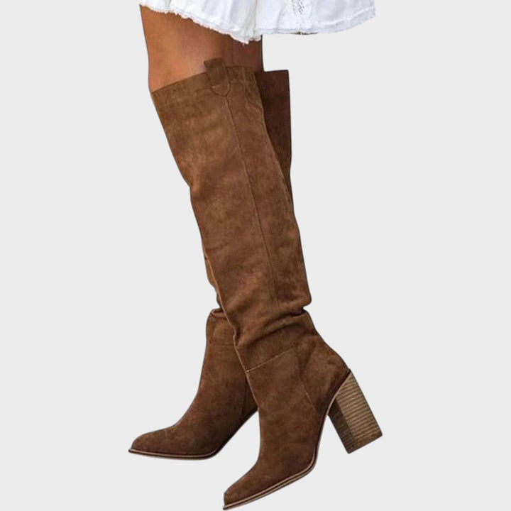 Diane | High Suede Boots