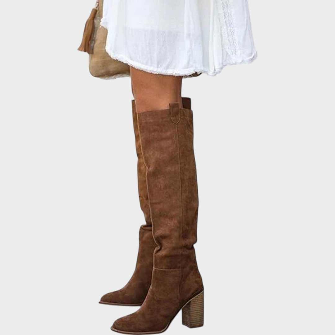 Diane | High Suede Boots