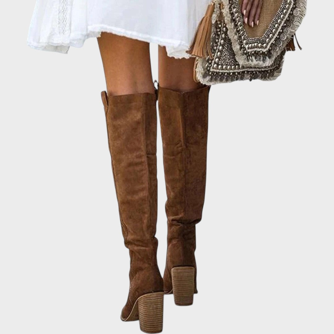 Diane | High Suede Boots