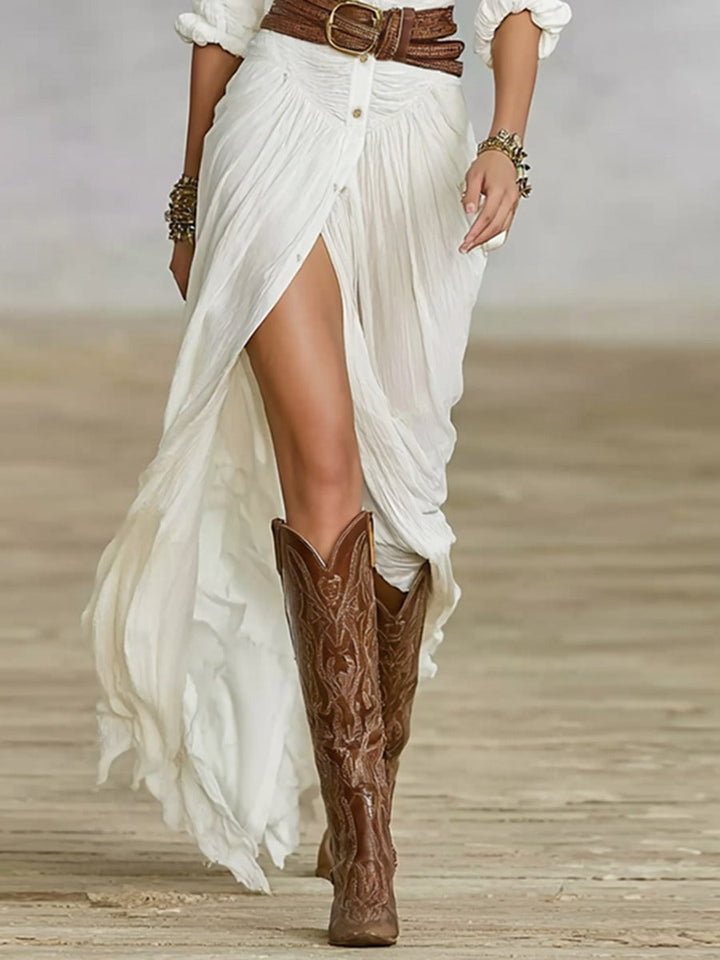 Solena | Elegant Pleated Dress