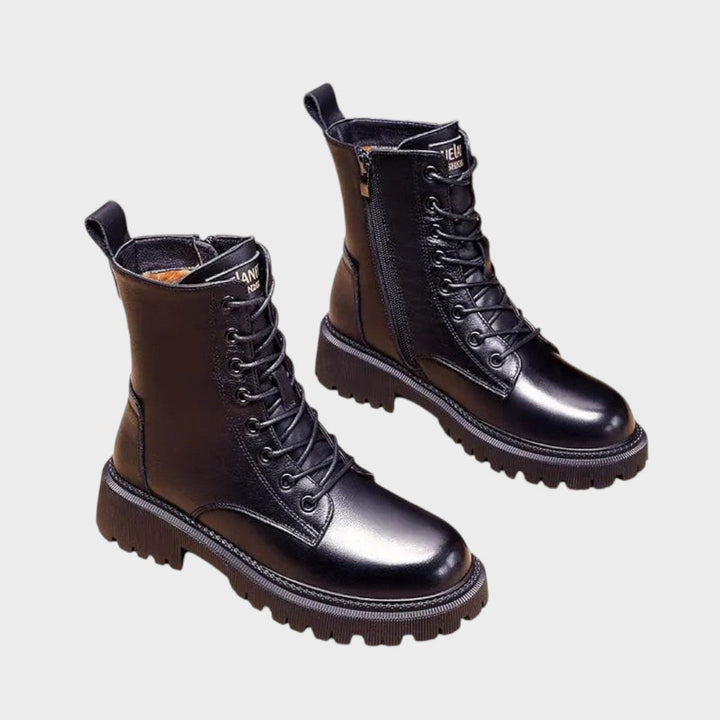 Lotte | Lace-Up Boots with Leather Lining