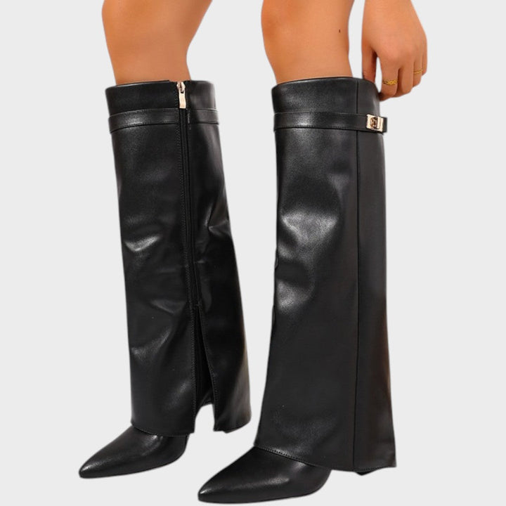 Lovelle |  High Shaft Leather Boots