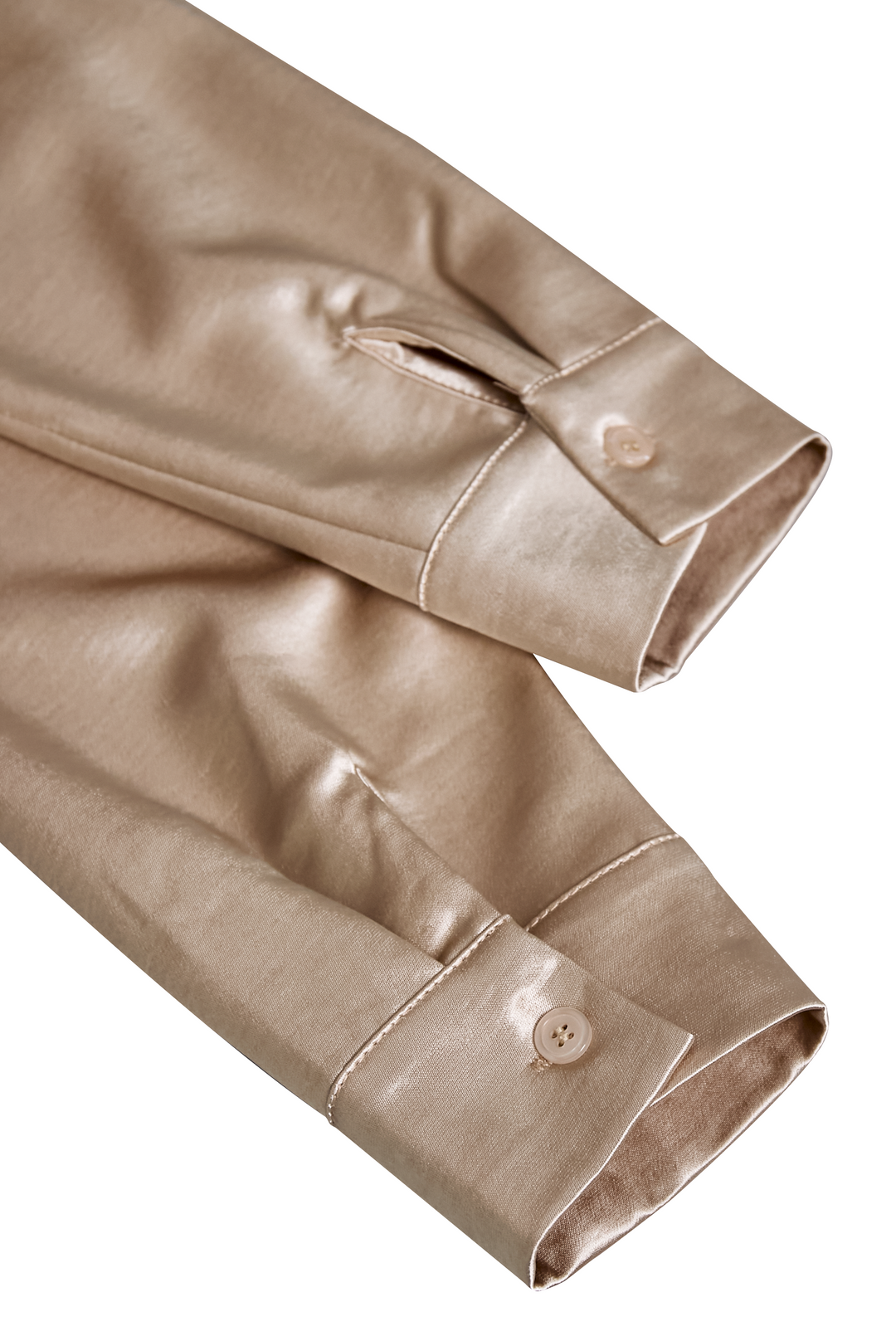 Lenora | Elegant Satin Blouse with Draped Neckline