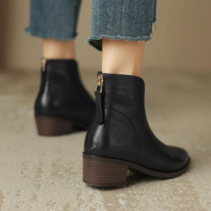 Vela │ Premium Leather Orthopedic Ankle Boots
