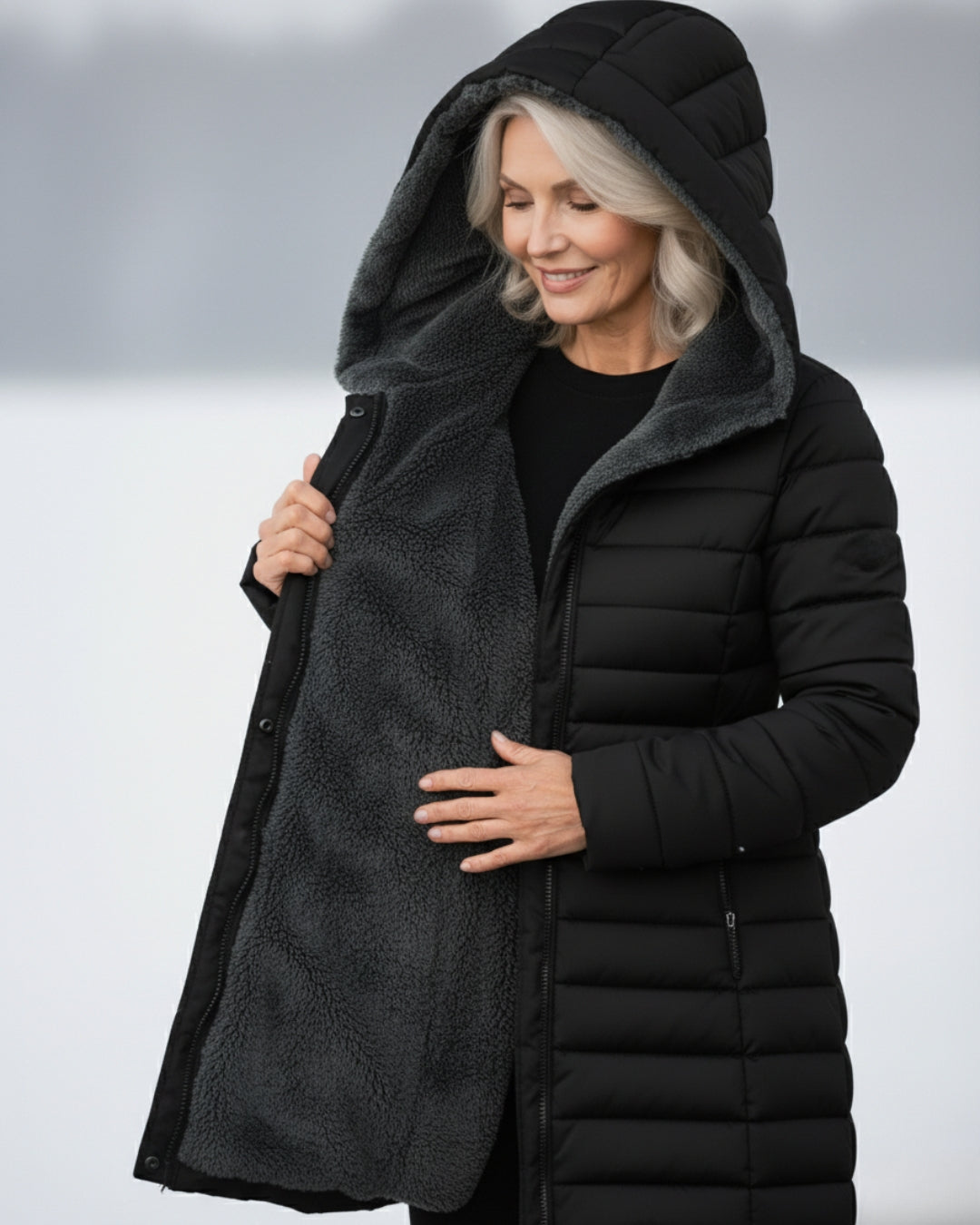 Delilah | Fleece Lined Puffer Coat