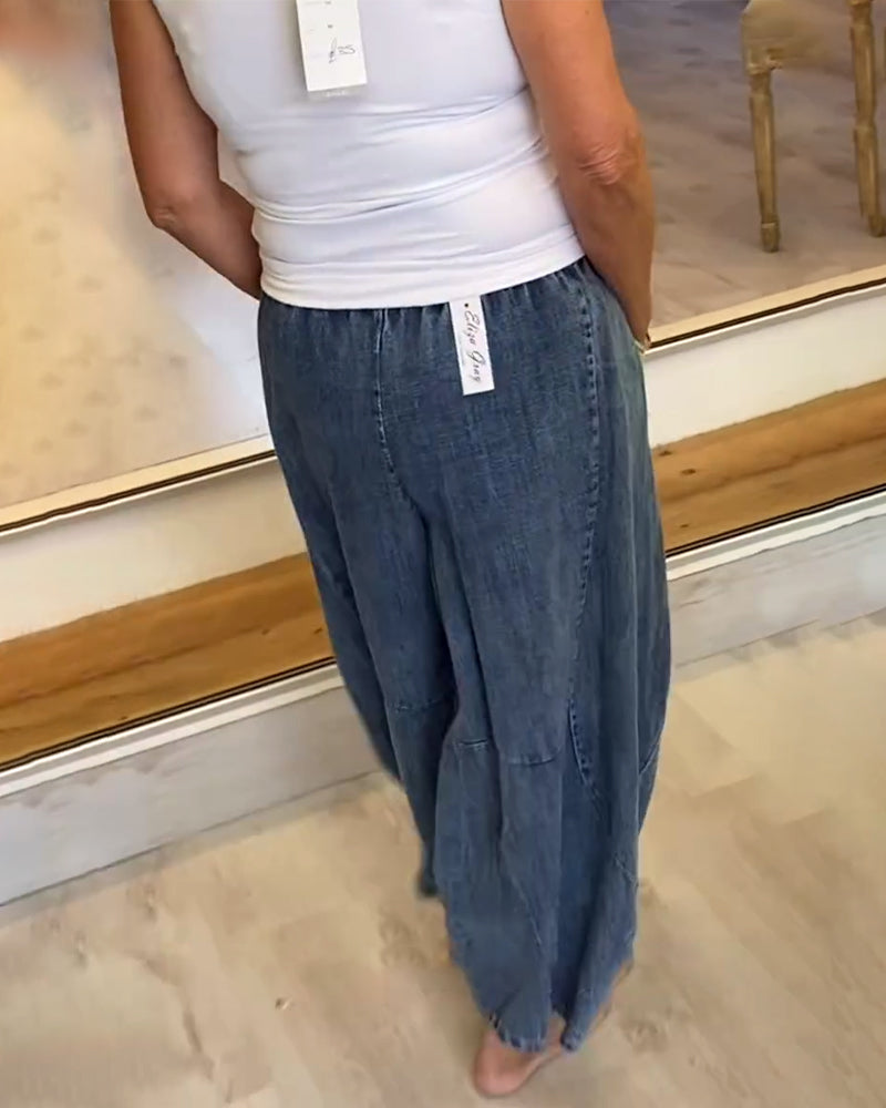 Roxanne │ Relaxed Jeans with Elastic Waist