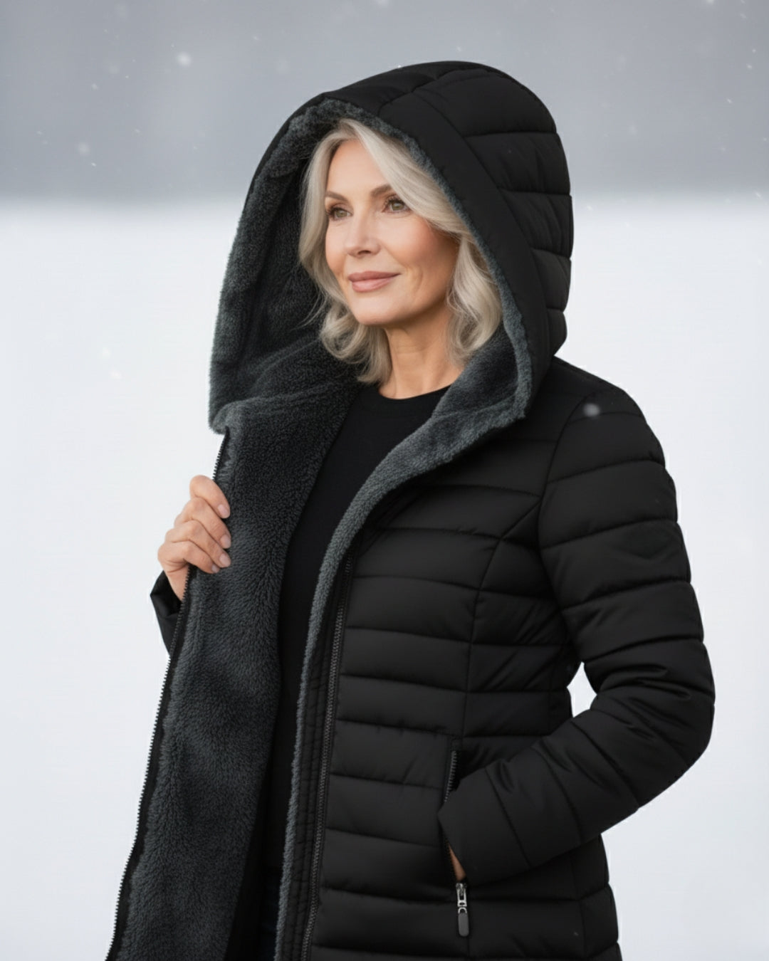 Delilah | Fleece Lined Puffer Coat