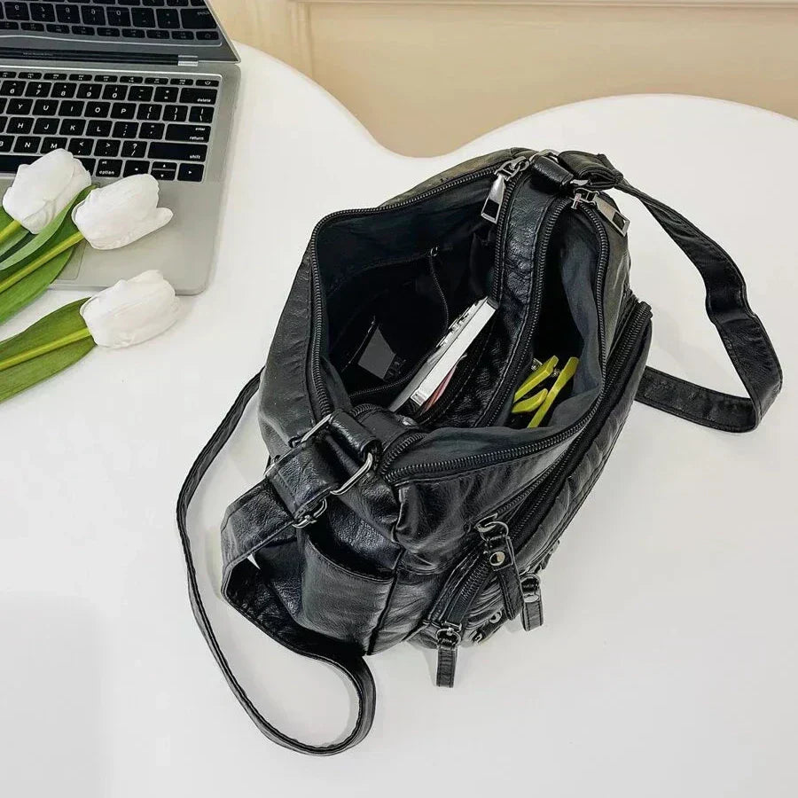 Lilith │ Timeless Multi-Layer Crossbody Bag