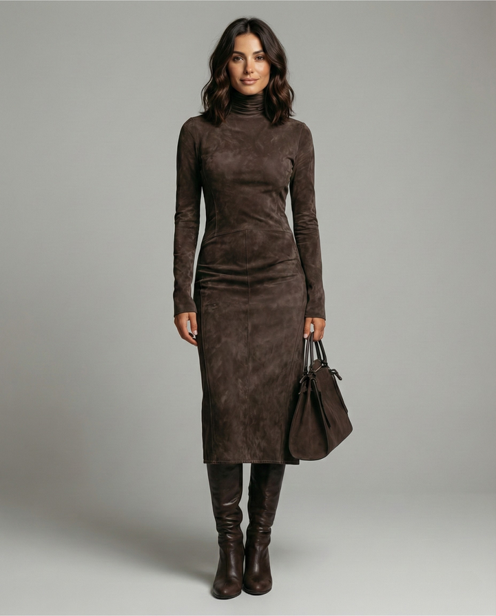 Phoebe | Terracotta Elegance Dress