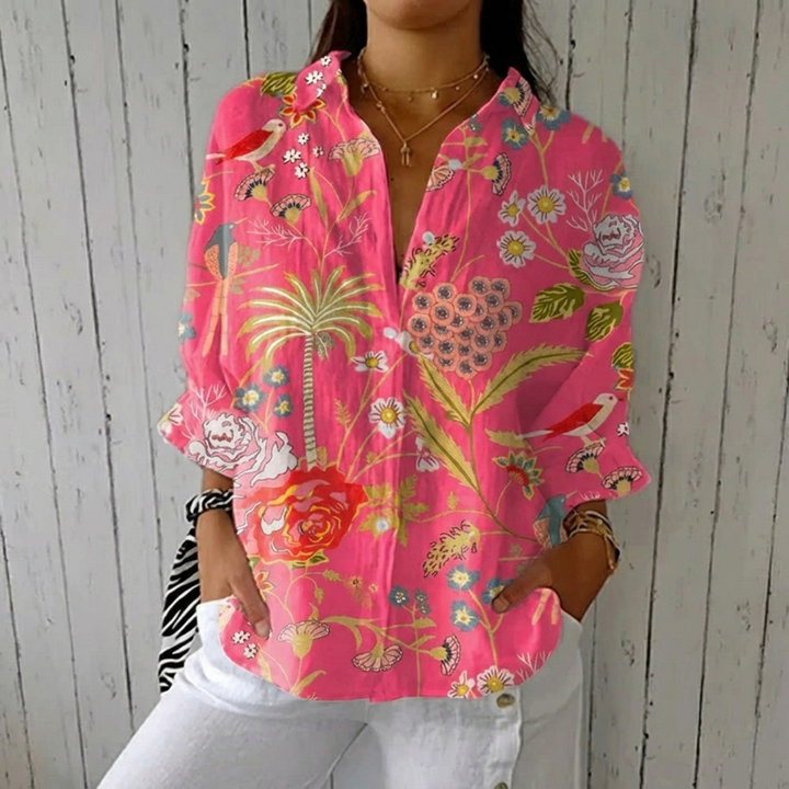 Floriana | Tropical Blossom Blouse