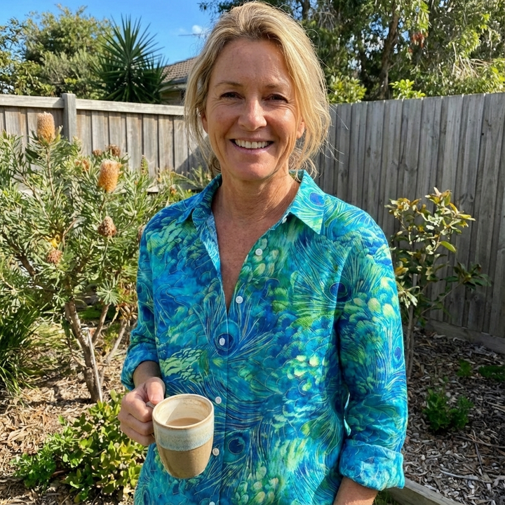 Florina | Peacock Grace Blouse