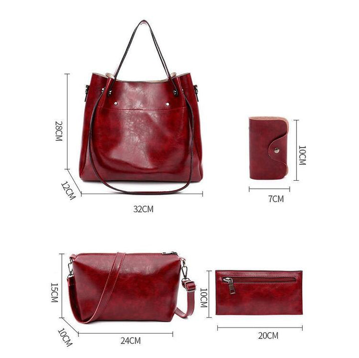 Sutton │ Stylish Retro 4-Piece Bag Set