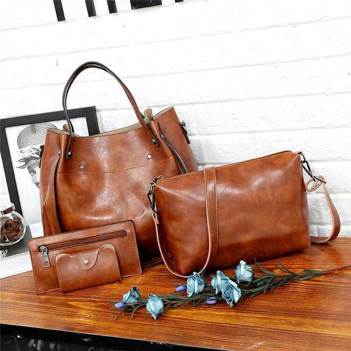 Sutton │ Stylish Retro 4-Piece Bag Set