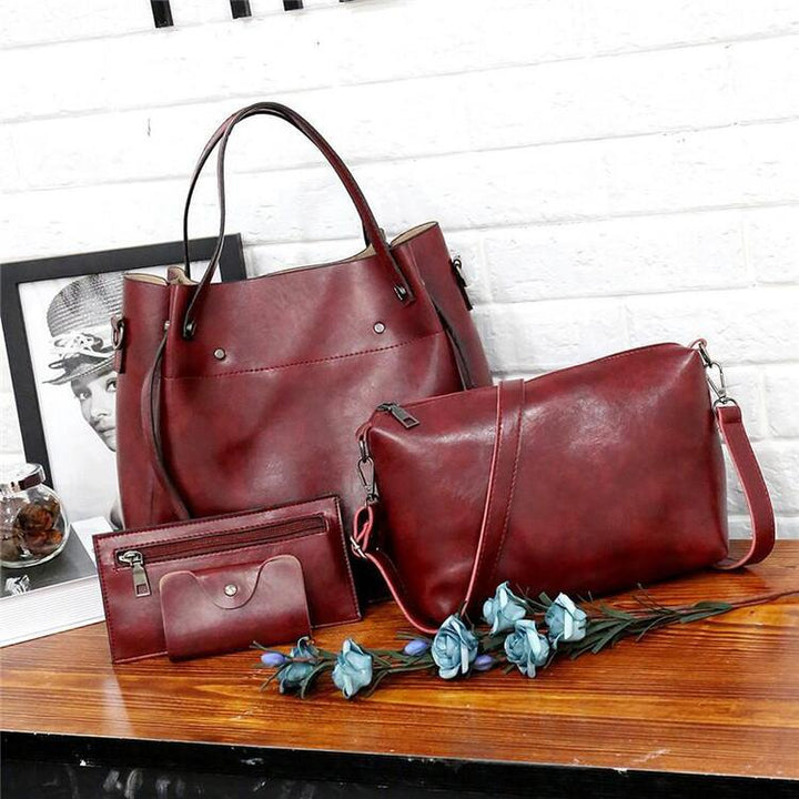 Sutton │ Stylish Retro 4-Piece Bag Set
