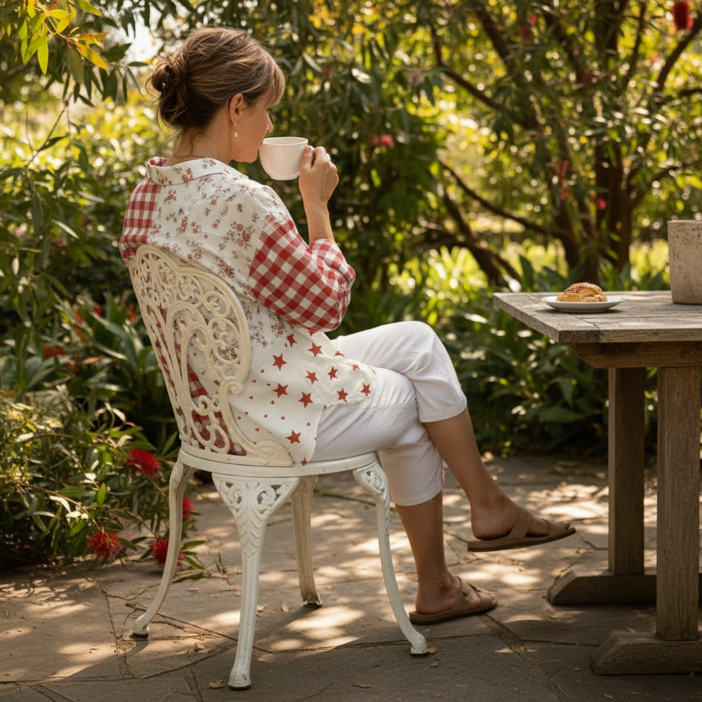 Elise | Country Patchwork Blouse