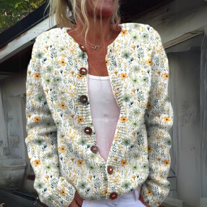 Leilani | Elegant Floral Cardigan