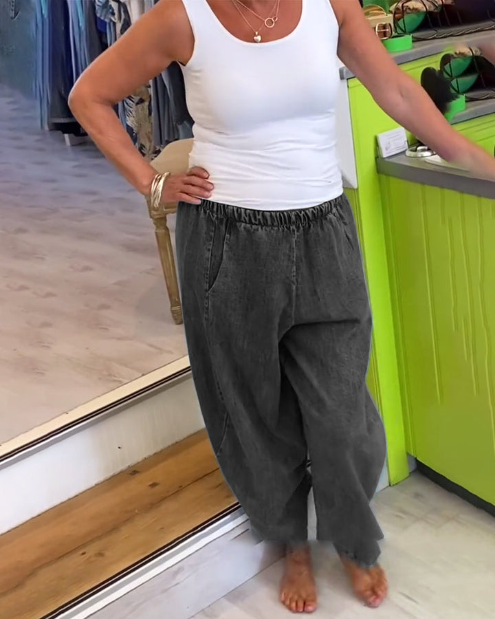 Roxanne │ Relaxed Jeans with Elastic Waist