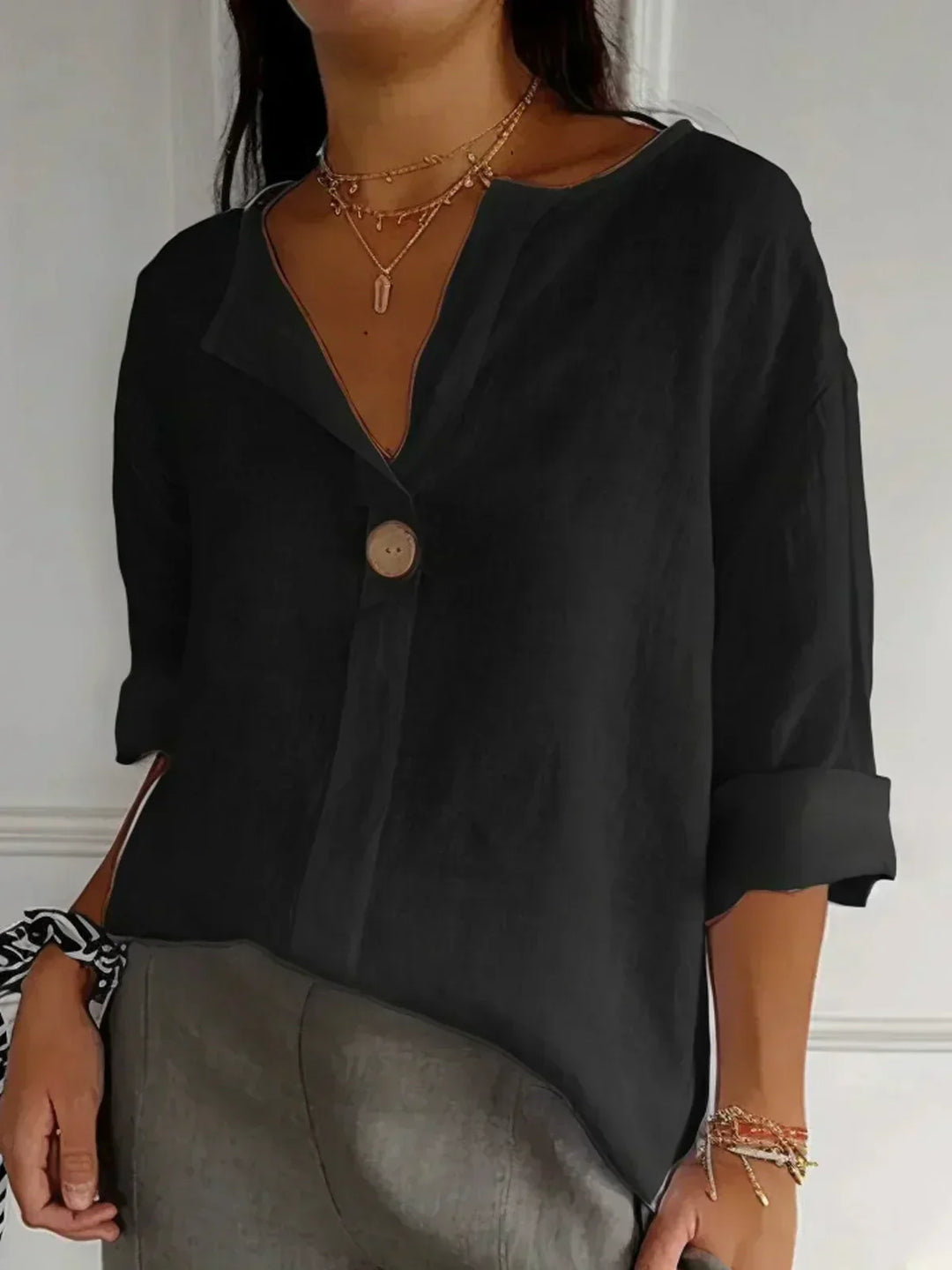 Mariah | Casual V-Neck Blouse