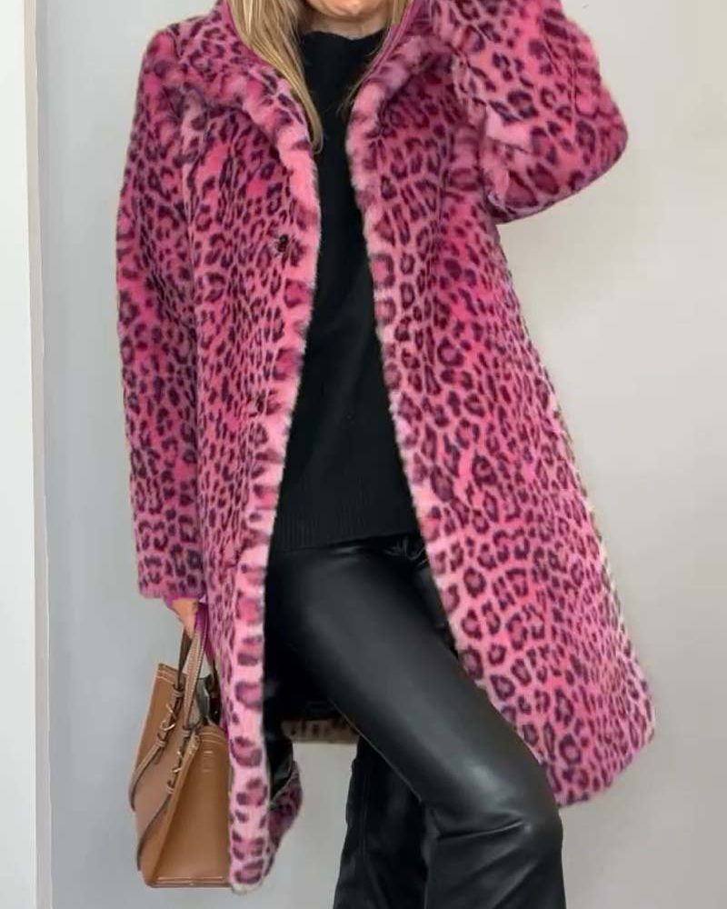 Letizia │ Elegant Leopard Coat