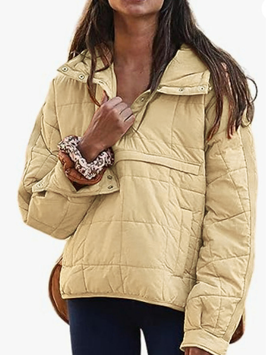 Feliciana │ Oversized Hooded Pullover Hooded Jacket