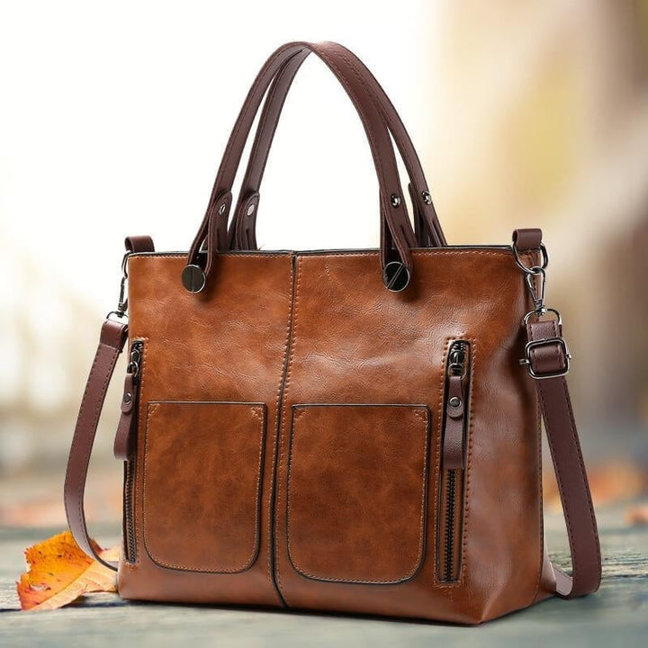 Winslet │ Iconic Retro PU Leather Crossbody Handbag