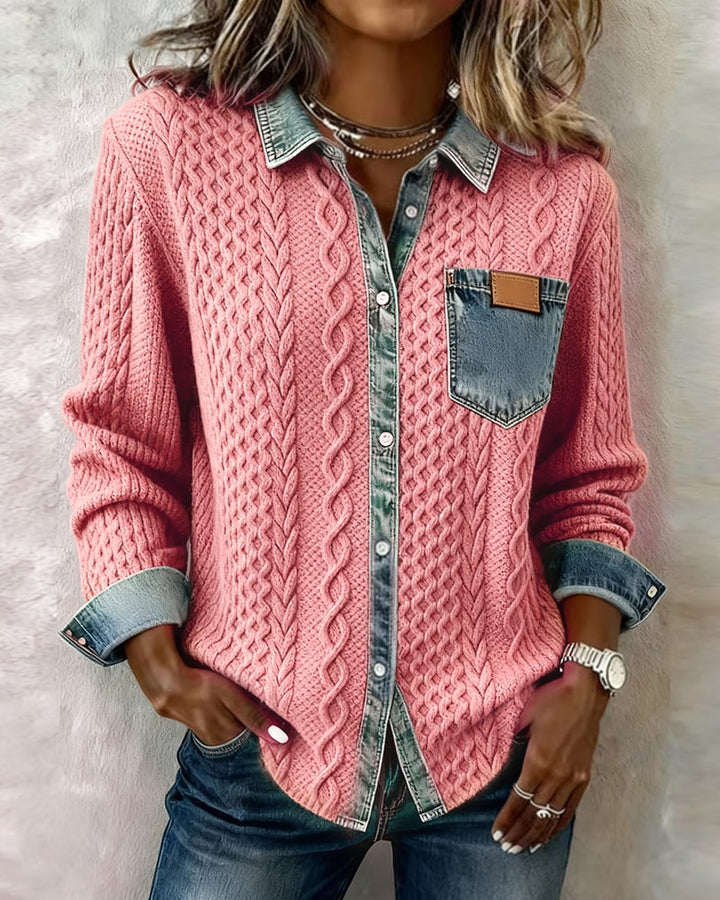 Leslie | Casual Patchwork Shirt