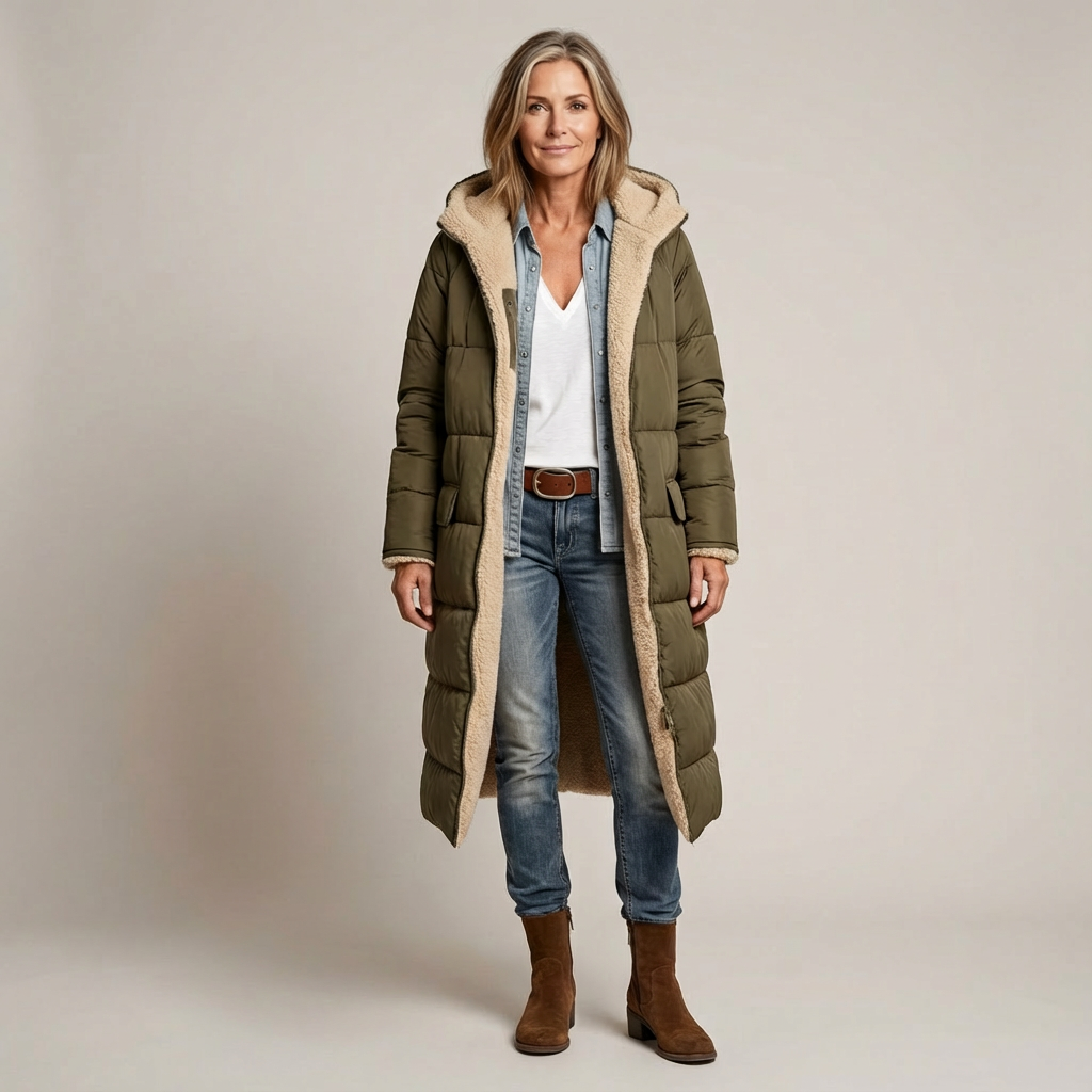 Beryl | Elegant Reversible Coat