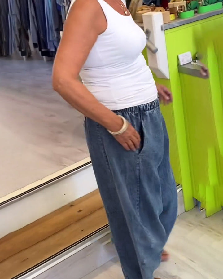 Roxanne │ Relaxed Jeans with Elastic Waist