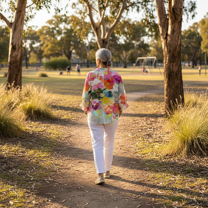 Elara | Watercolor Dreams Blouse