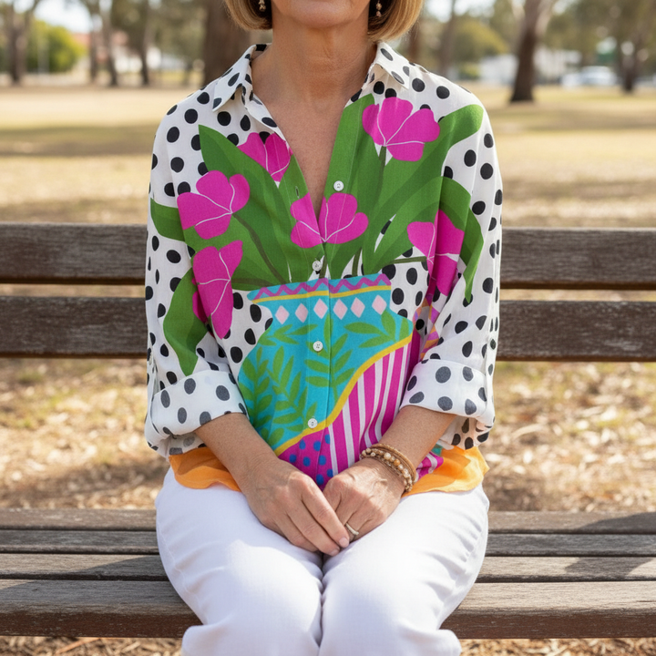 Amara | Blooming Vase Blouse