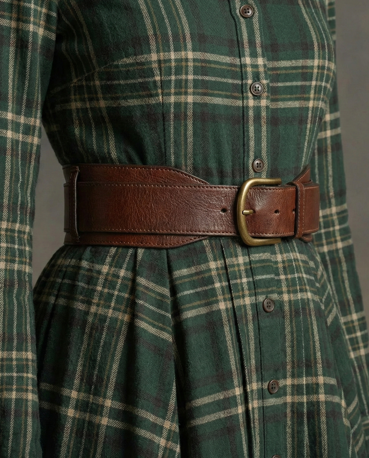 Kinsley | Vintage Style Maxi Shirt Dress