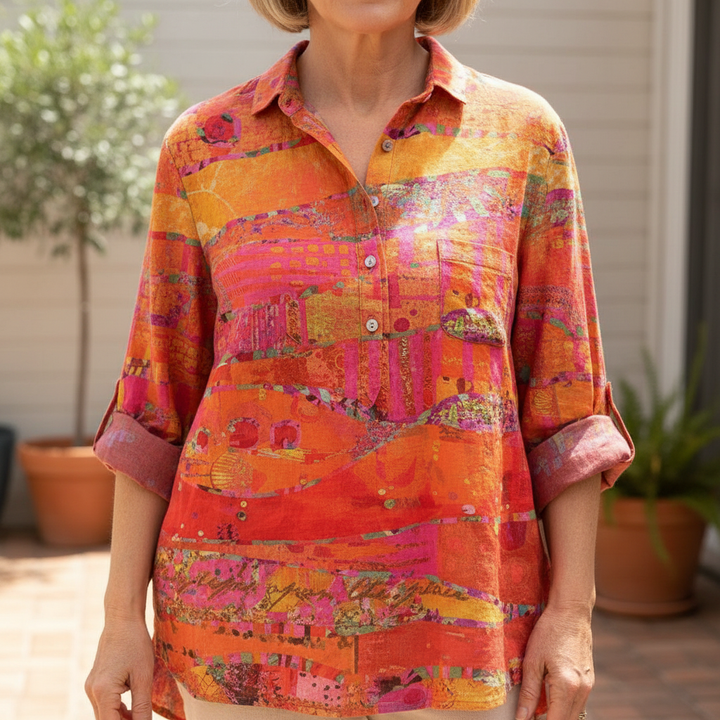 Catherine | Ruffled Blouse