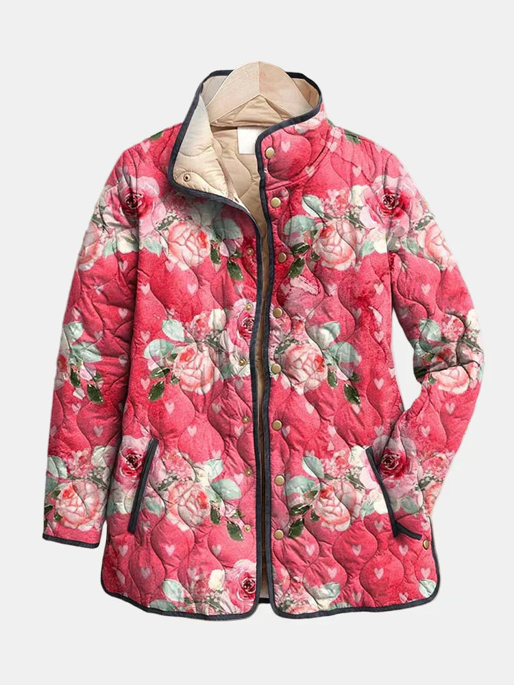 Kalea | Vintage Charming Floral Quilted Jacket