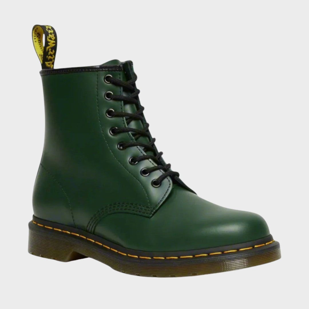 Mariana | Military Style Leather Boots with Laces