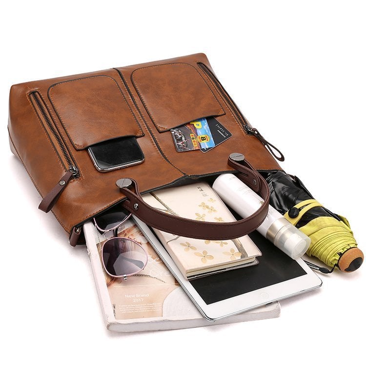 Winslet │ Iconic Retro PU Leather Crossbody Handbag