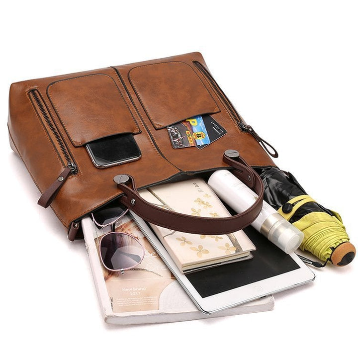 Winslet │ Iconic Retro PU Leather Crossbody Handbag