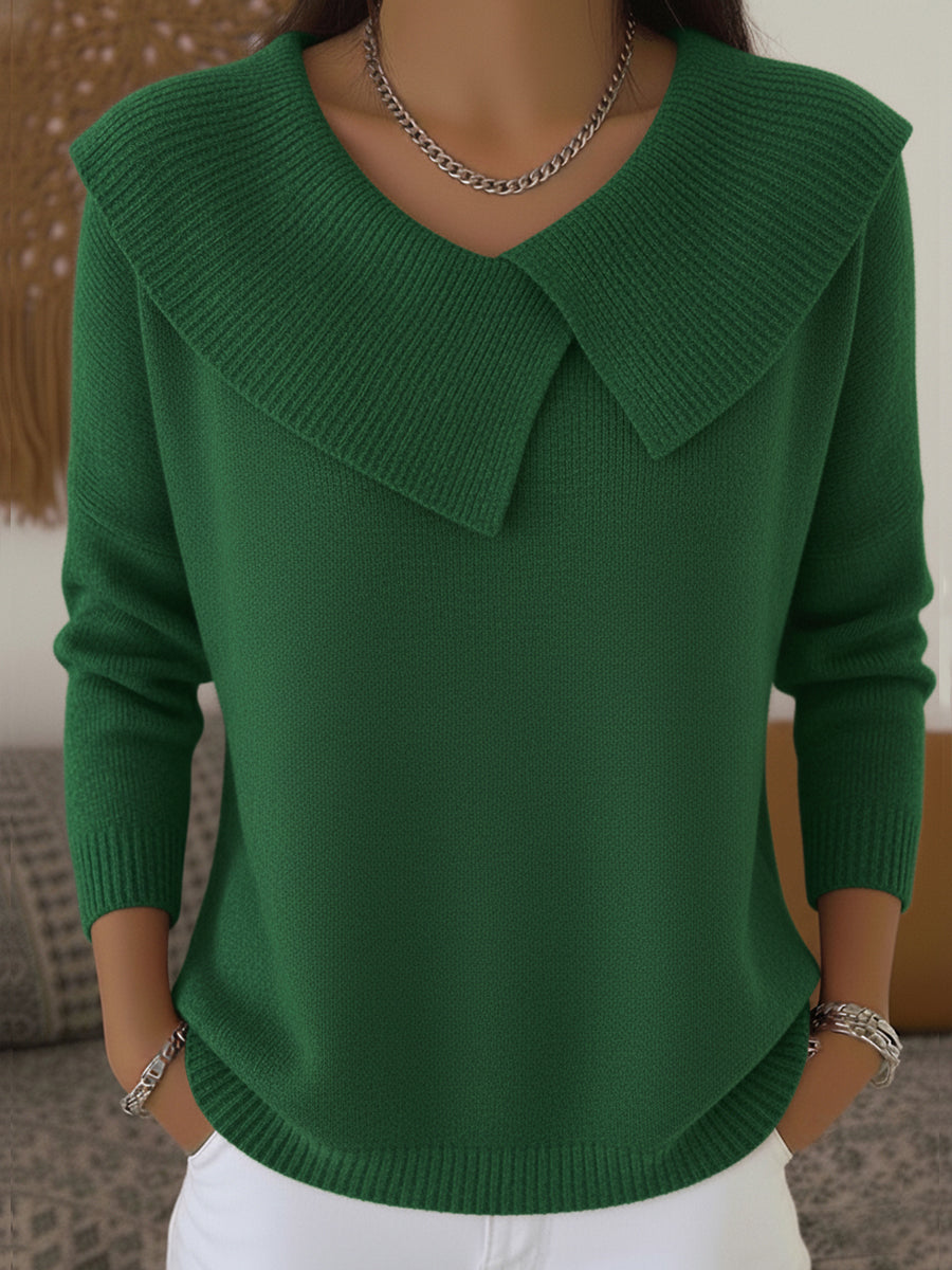 Tatum | Warm Sweater with Soft Collar