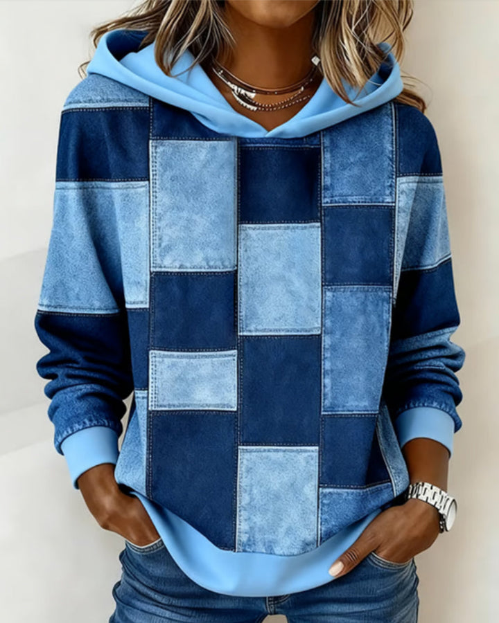 Ciana │ Stylish Checkered Hoodie