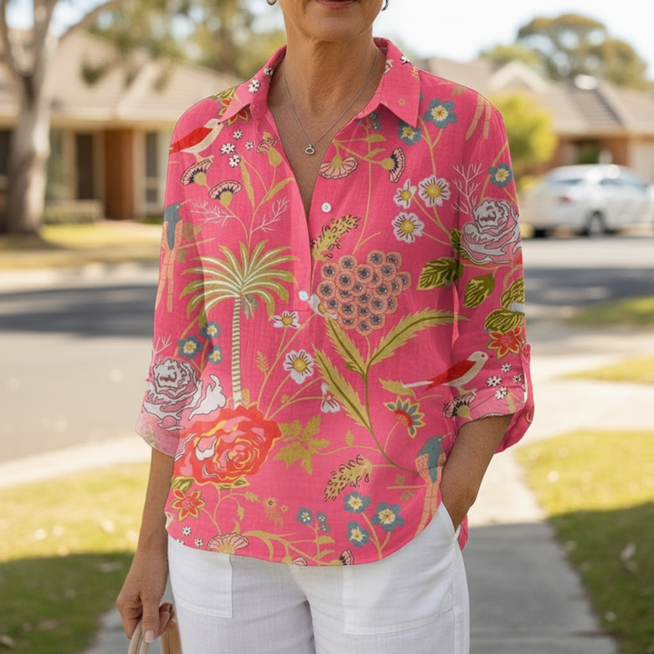Floriana | Tropical Blossom Blouse