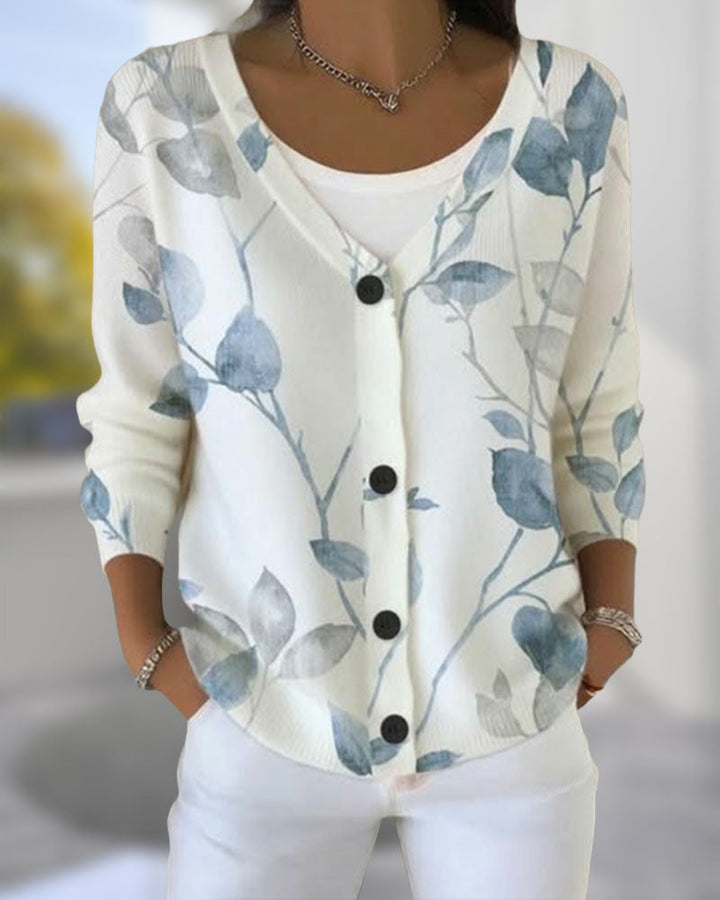 Lisa | Cardigan with Botanical Inspiration Ambiance