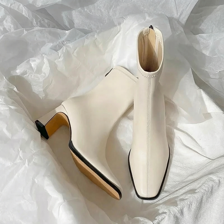 Beluchi | Elegant Ankle Boots with Elongated Heel and Refined Design