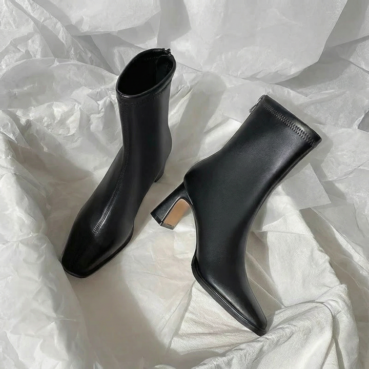 Beluchi | Elegant Ankle Boots with Elongated Heel and Refined Design