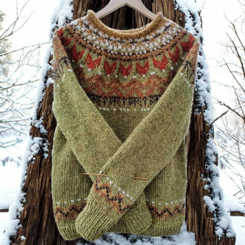Irina | Warm Knitted Sweater